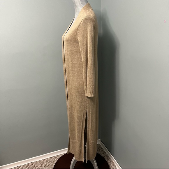 BANANA REPUBLIC NWT long knit open front duster cardigan long sleeve size XS - Picture 5 of 12